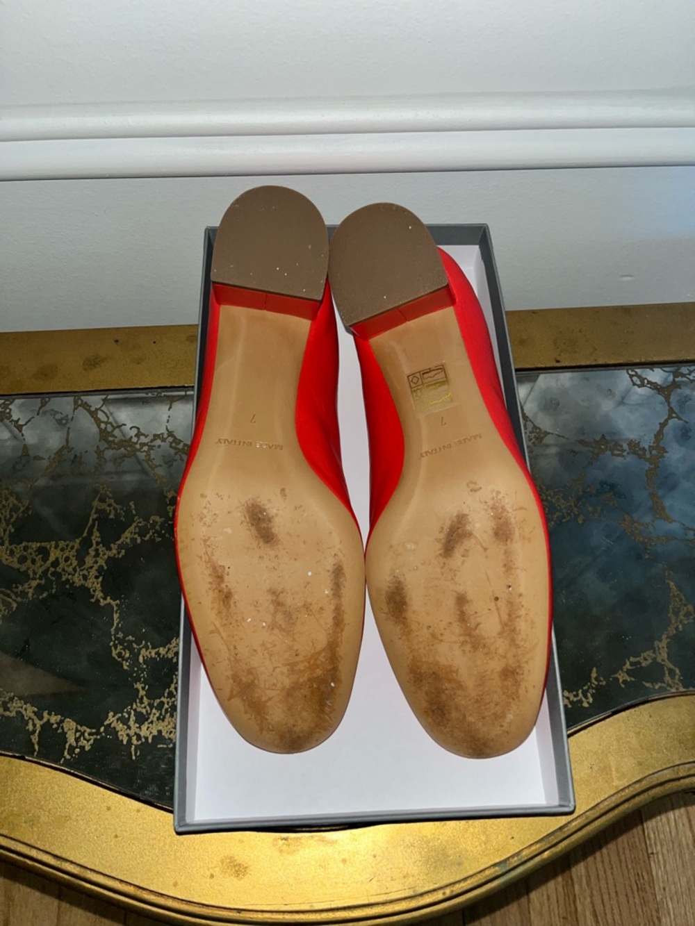 Everlane Red Day Heels - Picture 7 of 7